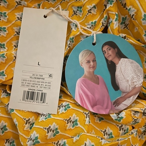 Rhode x Target Yellow Long Sleeve Crop Top Maxi Skirt Two Piece Set Size L NWT - Picture 14 of 14